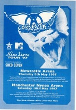 AEROSMITH 1999 U.K.TOUR HANDBILL
