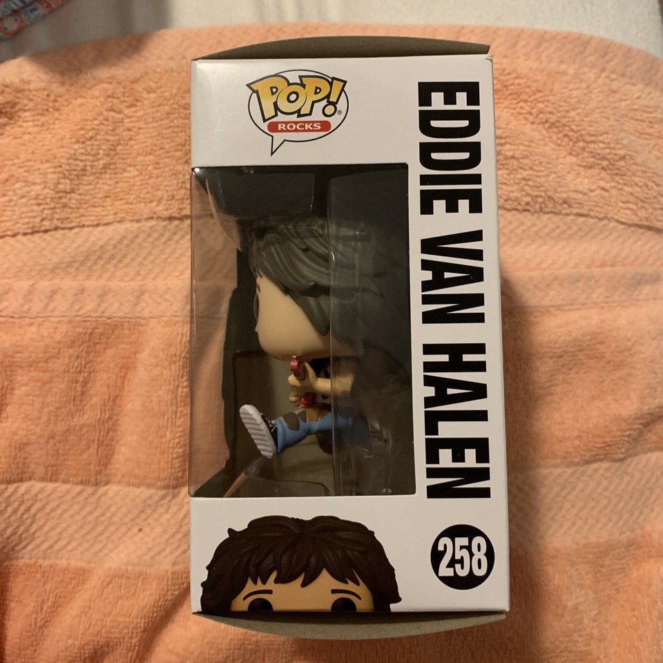 Funko Pop! Rocks EVH Eddie Van Halen 258 Vinyl Figure Jumping with