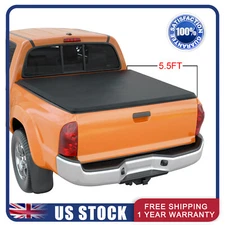5.5Ft Roll Up Tonneau Cover Fit For Toyota Tundra 2022-2024