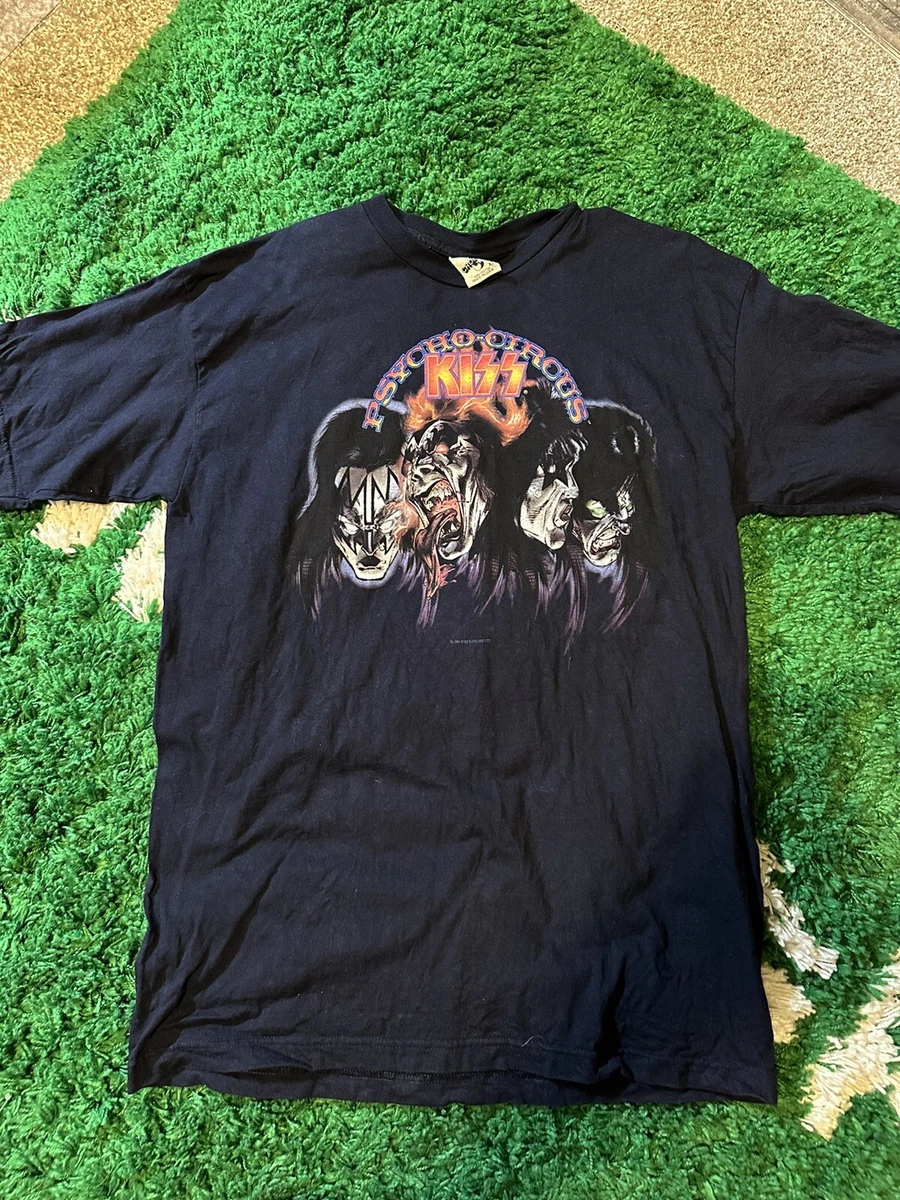 Vintage 1998 Kiss Catalog Shirt XL Psycho Circus Concert Tour 90's Rock Band