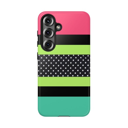 90s Neon & Polka Dots Tough phone Case for IPhone, Samsung Galaxy, Google Pixel - 第 192/287 張圖片