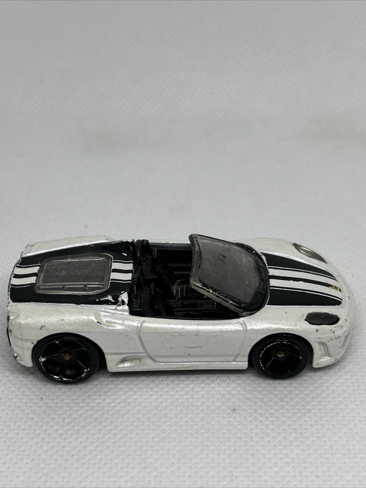 Coche de juguete Hot Wheels Ferrari F430 Spider White 2006 Dream Garage 1:64 Malasia Foto 3 de 4