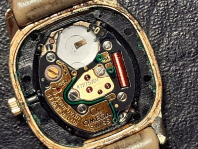 Vintage Omega DeVille 591.0281 Cal 1450 Gold Qz Women's Watch | eBay