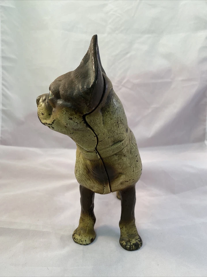 Boston Terrier Bulldog Antique Cast Iron Door Stop RARE ITEM - Image 4 of 4