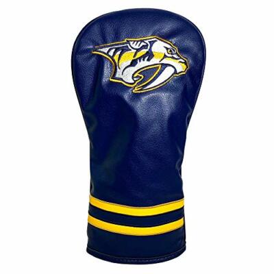 Team Golf NHL Nashville Predators Vintage Driver Golf Club Headcover, Form Fi...