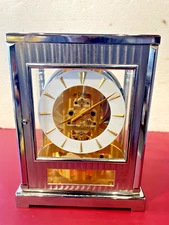 CLEANED SERVICED 1950 JAEGER LECOULTRE 522 RHODIUM/GOLD TUXEDO #60XXX WORKING