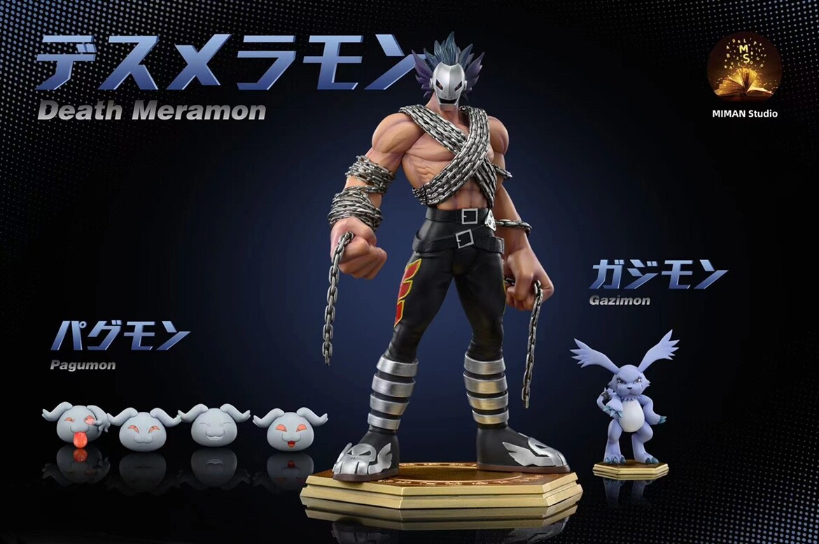 MIMAN Studio Digimon Death Meramon Resin Statue in stock Gazimon