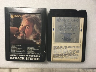 2 8 Tracks Kenny Rogers First Edition Greatest Hits Reprise M8-6437 & KENNY UA