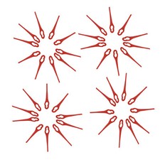 Red Plastic Blades for MAC ALLISTER MGT18 18V LI CORDLESS Strimmer Trimmer x 40