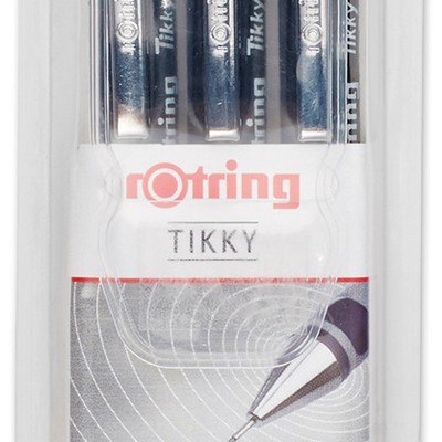 ROTRING Tikky Mechanical Pencils - Black Barrel - 0.35mm, 0.50mm, 0.70mm - NEW