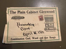 1910’s Advertising Cover Weir Stove Co Glenwood Ranges & Heaters Taunton Mass