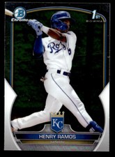 2023 Bowman #BCP-96 Henry Ramos Chrome Prospects Card Kansas City Royals
