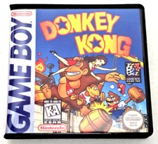 Donkey Kong Case Box ONLY Custom Clamshell Design For Nintendo Game Boy