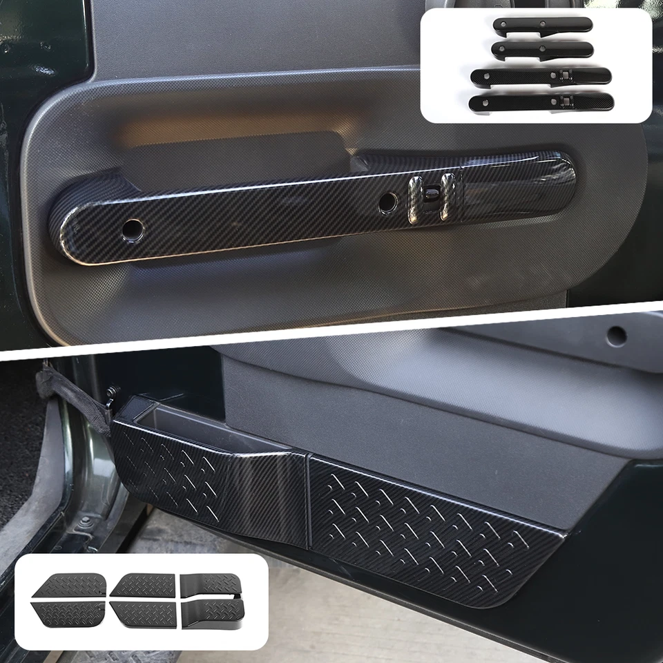 33pcs/set Interior Decoration Cover Trim Panel Kit For Jeep Wrangler JK 2007-10 Foto 4 de 4