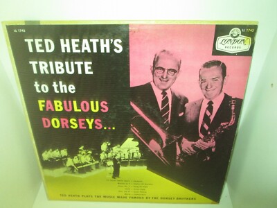 TED HEATH TRIBUTE TO FABULOUS DORSEYS rare Lp Album SWING JAZZ Plays Great NM