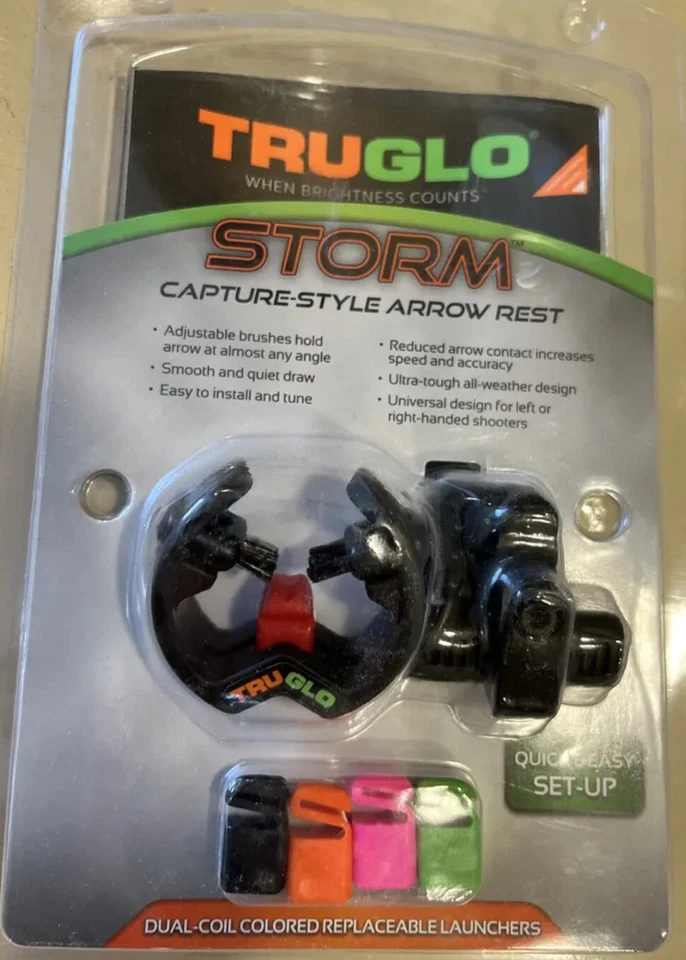 Truglo Storm Capture Arrow Rest Black Ambidextrous TG620B - Image 2 of 2