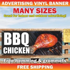 BBQ CHICKEN Advertising Banner Vinyl Mesh Sign HOT WINGS Street Food Restaurant