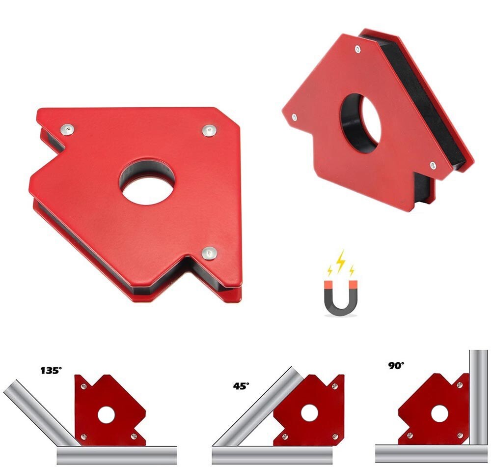4/" MAGNETE saldatura magnetica di grandi dimensioni Supporto per fino a 50lbs 45 90 135 angoli