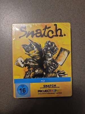 Snatch - Schweine & Diamanten , PopArt Steelbook Bluray ,Jason Statham Neu & OVP