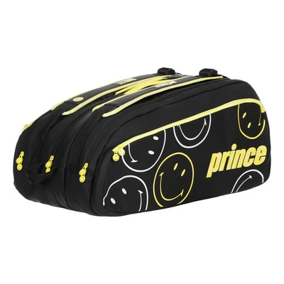 Prince Smiley Schlägertasche Tennis Unisex schwarz - Bild 1 von 4