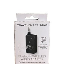 Travel Smart Wireless Headphone Bluetooth Adapter - Black
