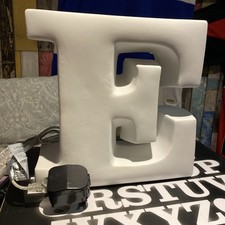 Seletti Porcellana Neon Illuminazione Lettera Rara Lettera :E