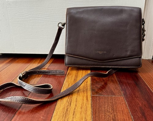 Liebeskind Berlin Brown Leather Crossbody Purse