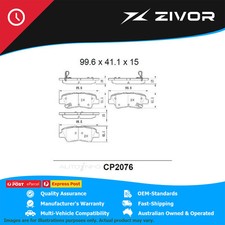 PREMIER Ceramic DB2076 Brake Pads For HYUNDAI IONIQ ELITE, PREMIUM AE #CP2076