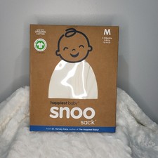 Happiest Baby SNOO Sack Medium 2-4 Months Organic Cotton Baby Swaddle NIB