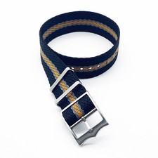 Black, Grey  Khaki Army One-Piece Nylon Watch Strap for Tudor Black Bay Pelagos