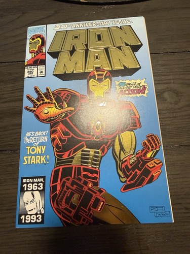Iron Man Volume #1 #290 March 1993 30th Anniversary Comic Book