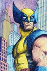 Wolverine Sketch Original Art card w/Signature #014