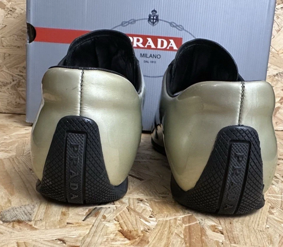 Tênis Prada tamanho 9,5 EUA azul. homens - Imagem 2 de 4