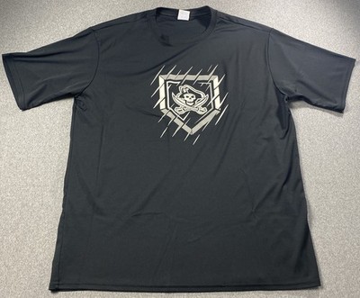 Port & black Company performance t-shirt with  pirate logo graphic Size 2XL