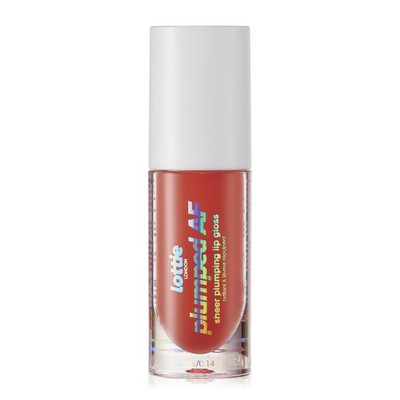 Lip Gloss Peach Please Plumped with Hyaluronic Filling Spheres Glossy Finish