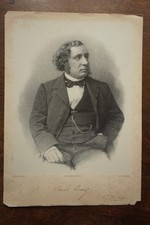 PICARD ERNEST (1821-1877) PORTRAIT ENGRAVING 19th century, born in PARIS