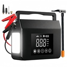 Portable Car Battery Jump Starter with Air Compressor, 4-in-1 Jump Box 4000...
