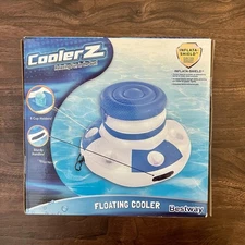 NIB Bestway CoolerZ Inflatable Floating Pool Beverage Cooler Raft