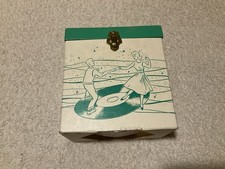 Platter Pak STACKABLE 45 Record Carrying Case With Dancers-Cool Graphics, 50/60s