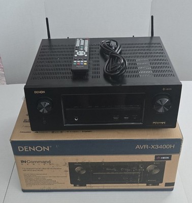 Denon AVR-X3400H 7.2 Channel 4K Ultra HD  AV Receiver | Please Read