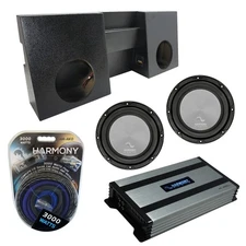 05-15 Toyota Tacoma Double Cab Harmony A102 Dual 10" Rhino Sub Box & HA-A800.1