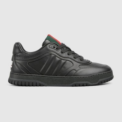 Gucci Re-Web Leather Sneakers(PLEASE REQUEST YOUR SIZE FOR PURCHASING)