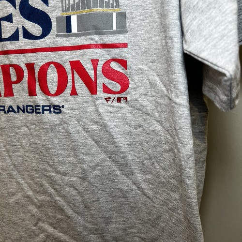 Texas Rangers World Series Champions Locker Room T-shirt Men's XL NEW Fanatics - Picture 4 of 8