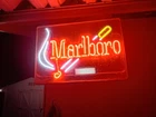 Vintage Neon Light Up Mabrol Sign