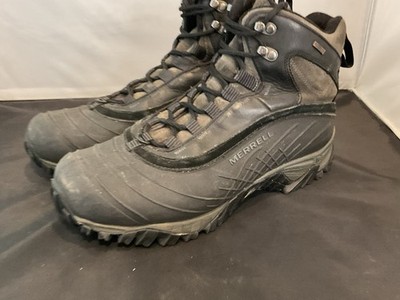 MERRELL ISOTHERM 6 200g Insulated Waterproof Boots Vibram US 13 Black Shadow