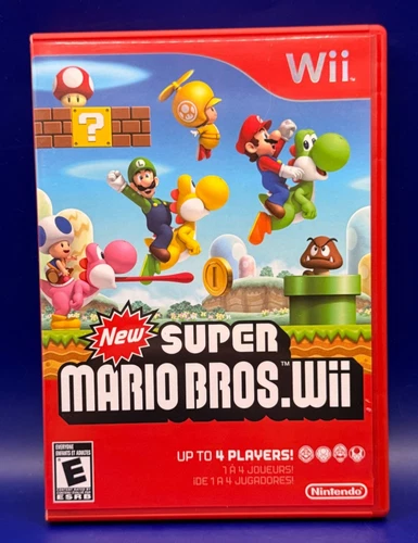 New ListingNew Super Mario Bros. Wii (Nintendo Wii, 2009) CIB Case Manual Game Disc