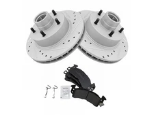 For 1973-1977 Chevrolet Monte Carlo Brake Pad and Rotor Kit Front 29439MMZZ 1974