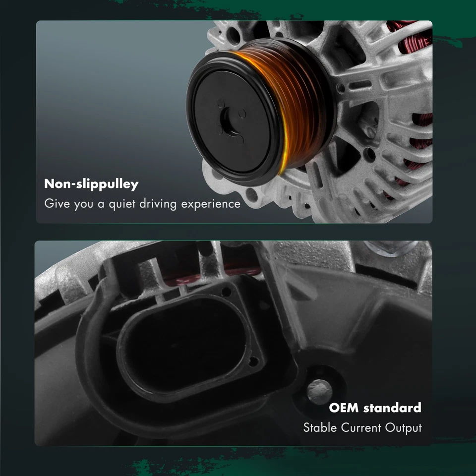 Alternador de 120 amperios para Volkswagen Beetle Golf Jetta 1999-2006 y Audi TT 13853 Foto 4 de 4