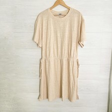 NWT Old Navy - Beige linen short sleeve t-shirt dress, XL