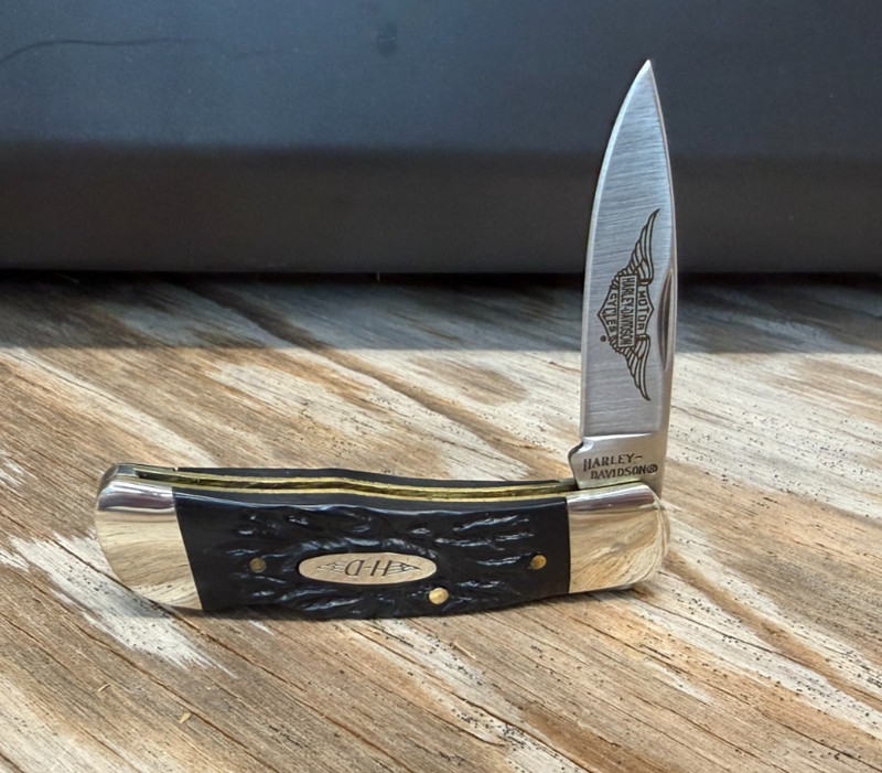 Harley Davidson Lockback Pocket Knife, United Cutlery 1998 HD-3, U.S.A.